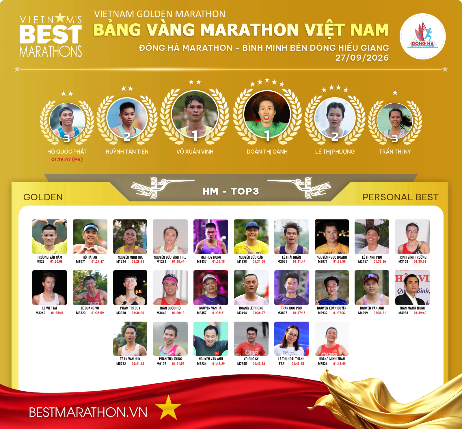 ĐÔNG HÀ MARATHON - BÌNH MINH BÊN DÒNG HIẾU GIANG 27/09/2026