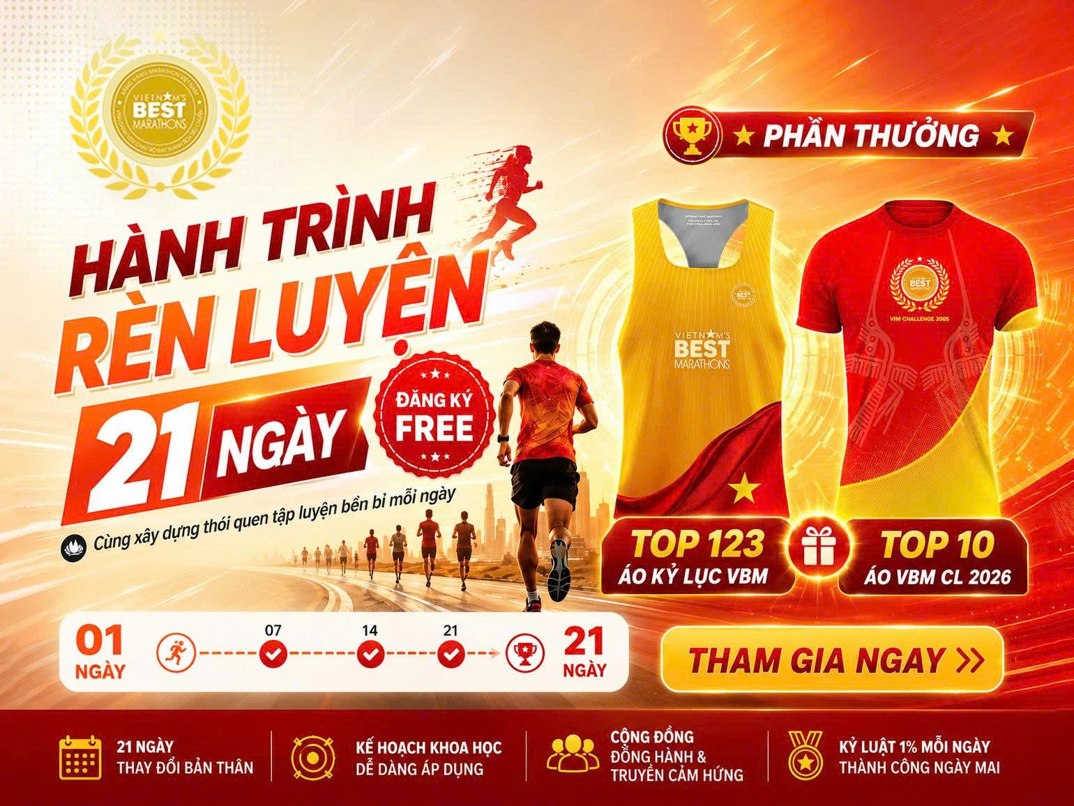 VBM 21 NGÀY HÀNH TRÌNH RÈN LUYỆN